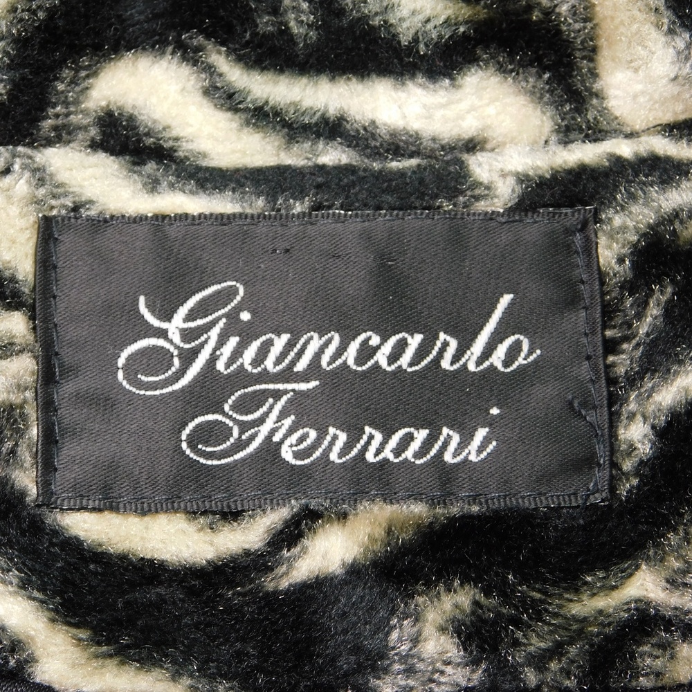 GIANCARLO FERRARI Faux Tiger Jacket 14 MADE IN USA - Picture 4 of 8